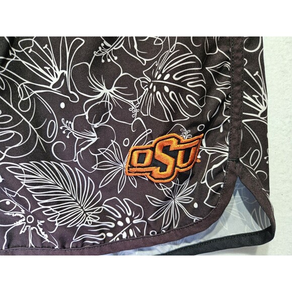 Oklahoma State Cowboys OSU Boys Hawaiian print swim trunks, sz XL - Picture 4 of 8